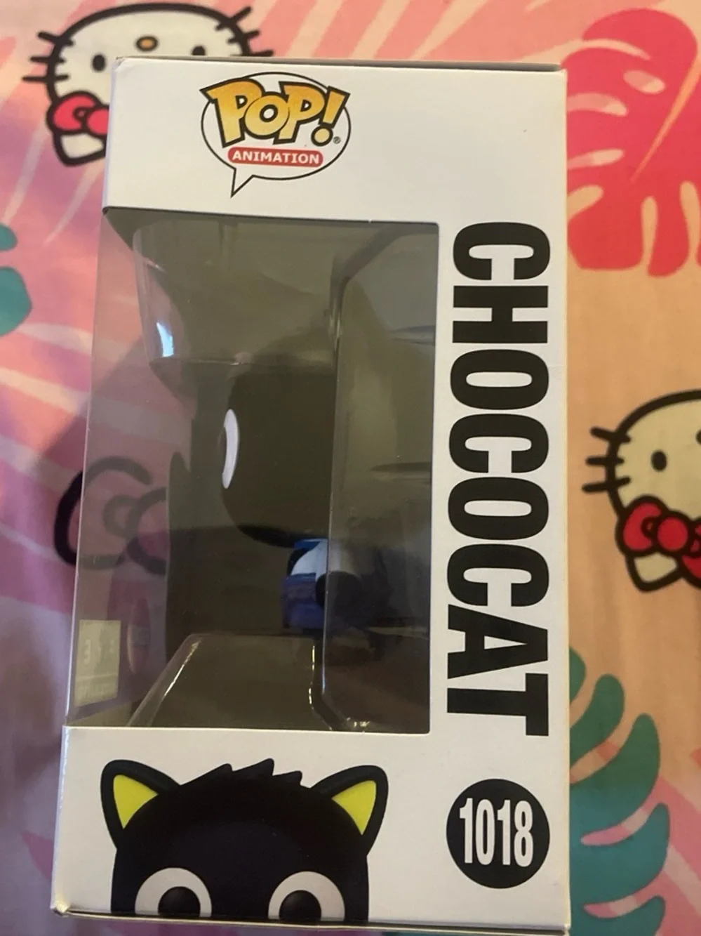 New Funko Pop Chococat/Sasuke Flocked Vinyl Figure - Naruto x Hello Kitty collab